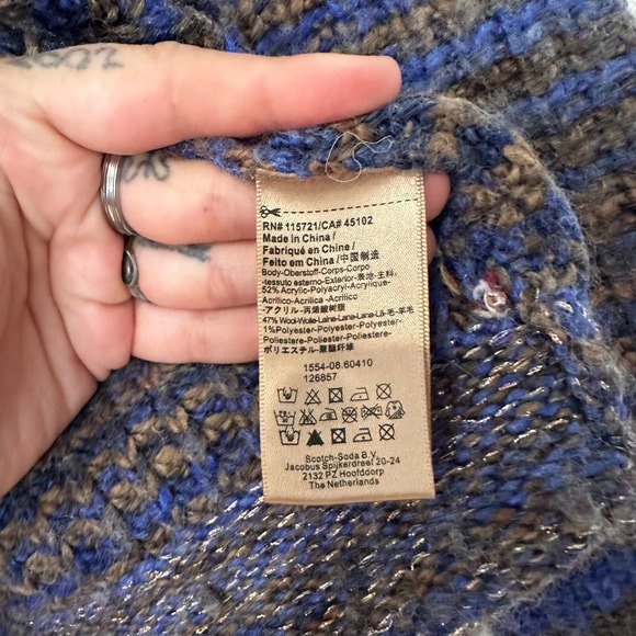 Scotch & Soda Scotch R'Belle Space Rock Girl's Cardigan-Size 12/152 - Picture 4 of 7